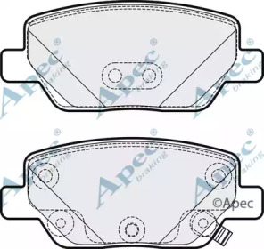 APEC BRAKING pad2173 -  Комплект тормозных колодок, дисковый тормоз